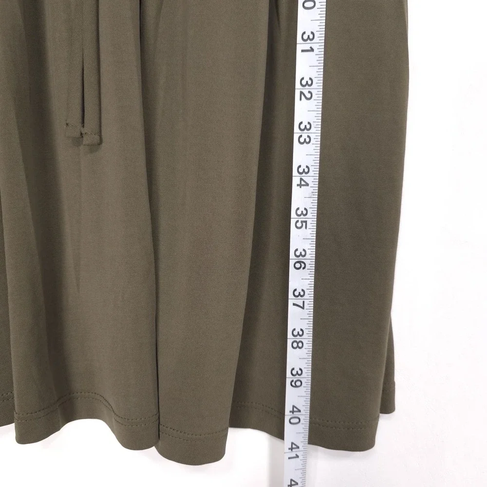 NWT Anthropologie COA Size SMALL Dress Women's Pink Olive Green‎ Ruffle Sleeve